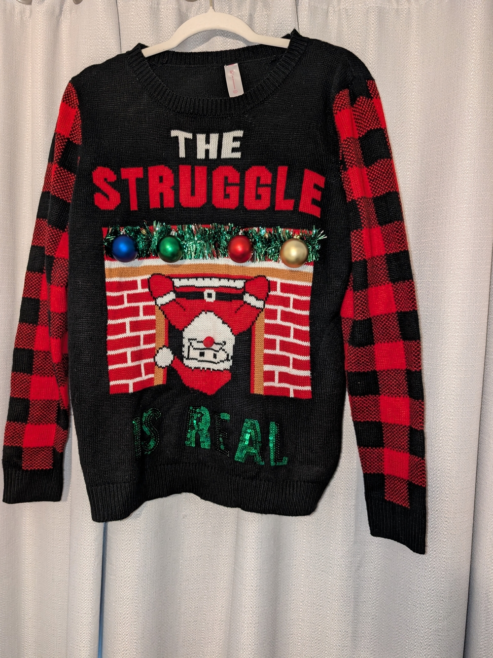 No Boundaries Holiday Graphic Crewneck Sweater 2XL